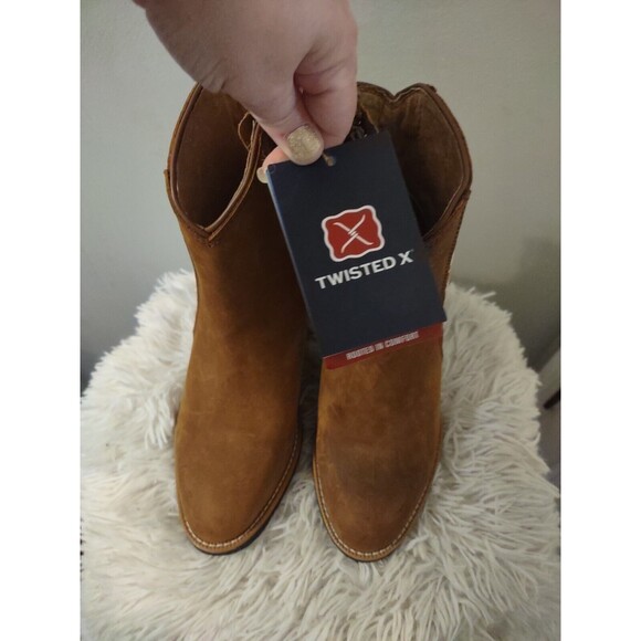 Twisted X Southwestern Aztec Printed Leather Ankle Boots  Size 6.5 NEW Cowboy - Picture 2 of 9